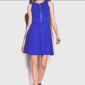 Michael Michael Kors Amalfi Blue Zip Front Dress